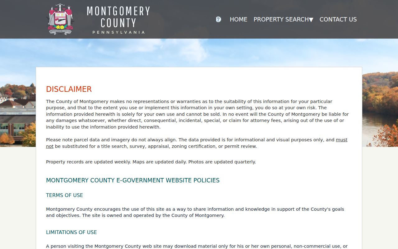 Cheltenham Township street directory county address search interface